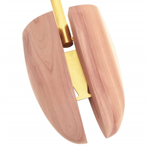 vidaXL Tendeur de chaussures avec chausse-pied EU 44-45 bois de cèdre