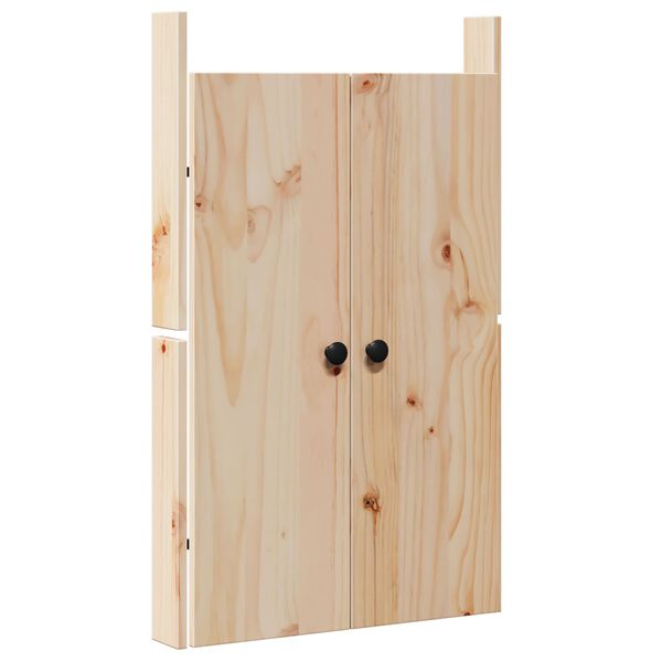 vidaXL Portes de cuisine extérieure 50x9x82 cm en bois de pin massif