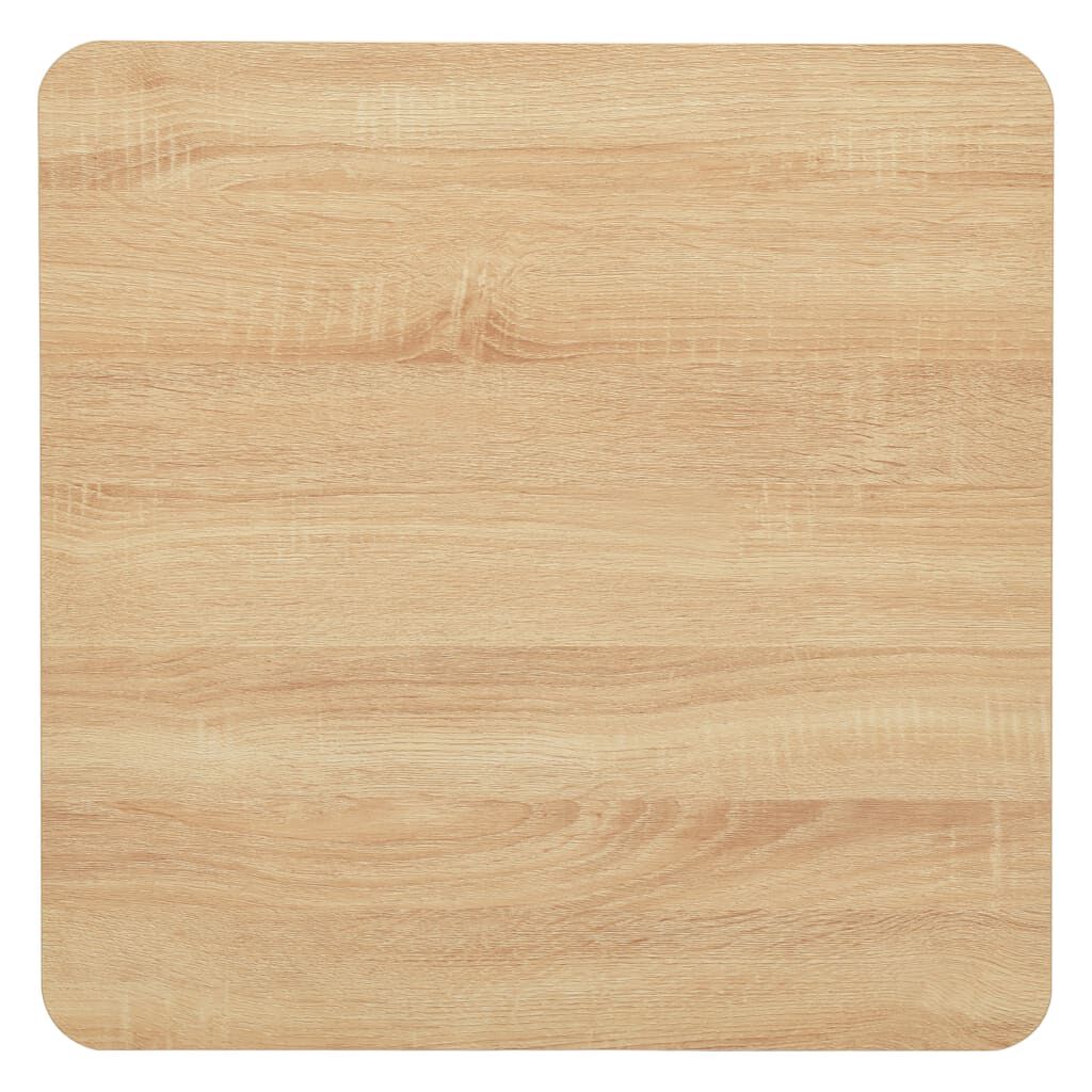 vidaXL Table de bistro Couleur chêne 70x70x107 cm