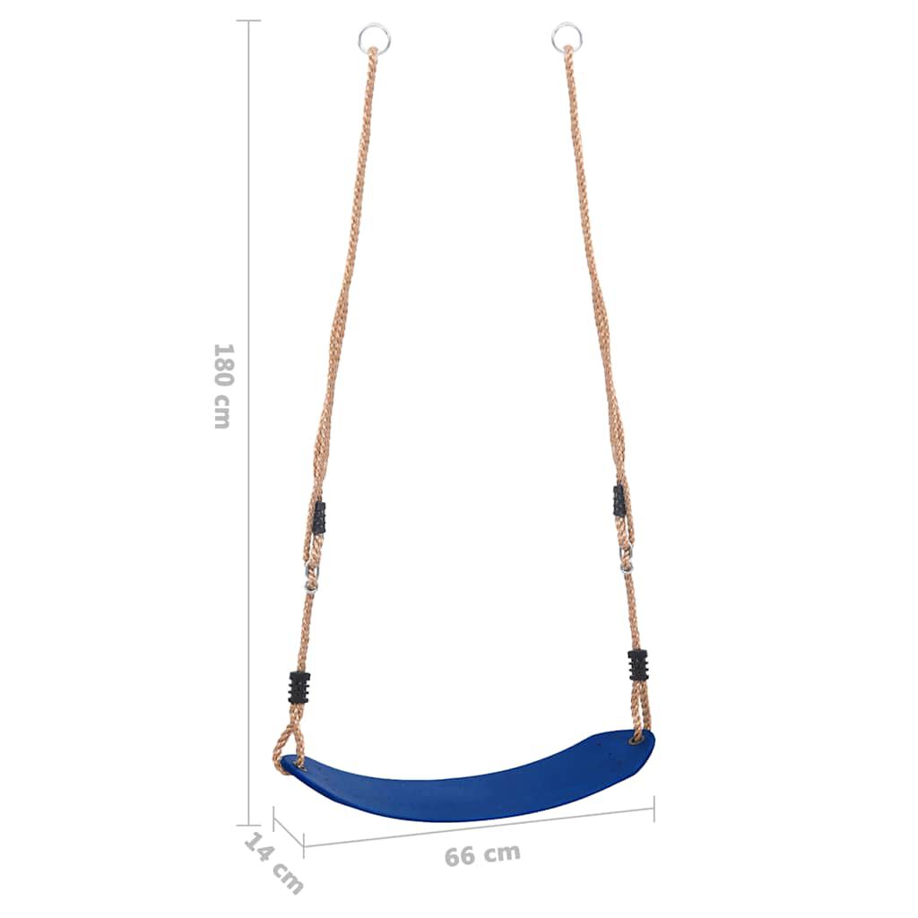 vidaXL Siège de balançoire pour enfants Bleu
