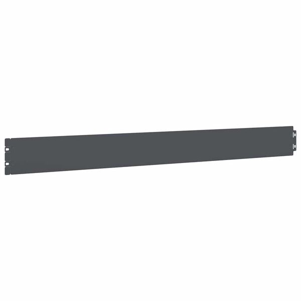 vidaXL Bordures pelouse 10pcs anthracite 10x103cm acier laminé à froid
