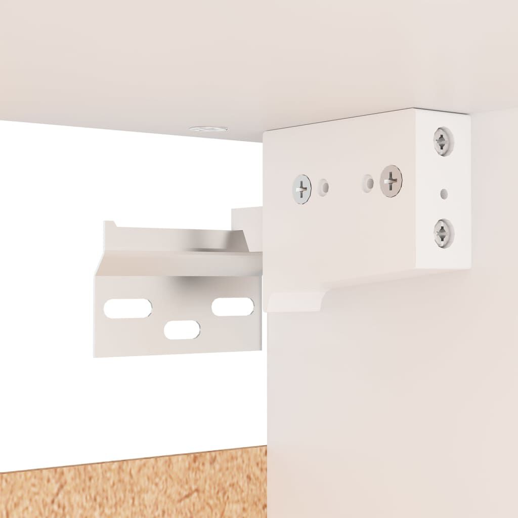 vidaXL Garde-robe blanc 70x32,5x35 cm bois d'ingénierie