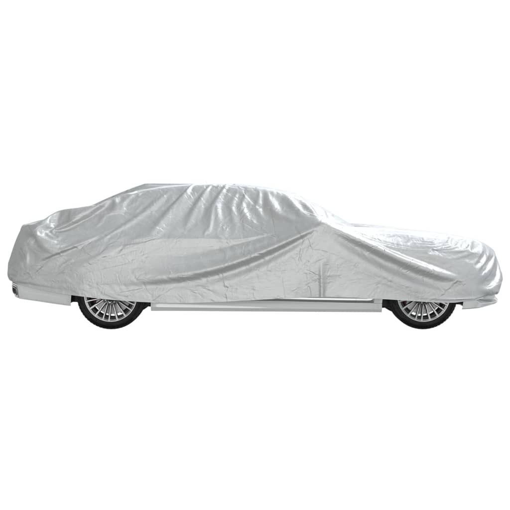 vidaXL Housse de voiture berline avec sangles à boucle complète M PEVA