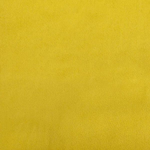 vidaXL Chaise de relaxation avec tabouret jaune velours