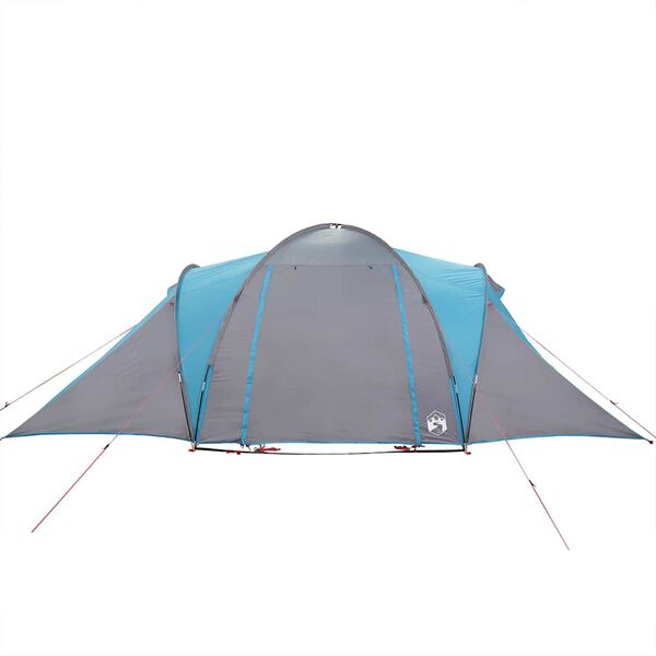 vidaXL Tente familiale à dôme 6 personnes bleu imperméable