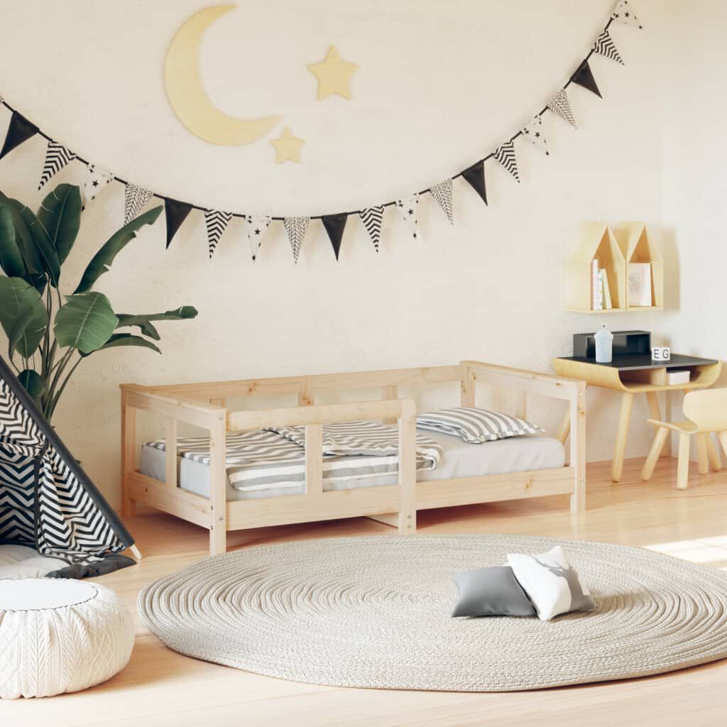 vidaXL Cadre de lit pour enfant 70x140 cm bois de pin massif