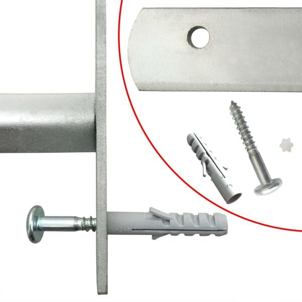 vidaXL Grille réglable de sécurité de fenêtres et 3 barres 1000-1500mm