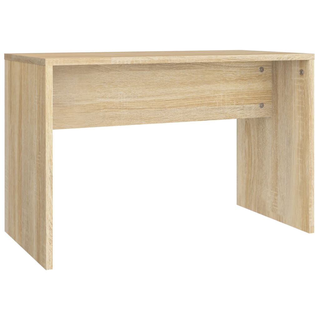 vidaXL Ensemble de coiffeuse Chêne Sonoma 86,5x35x136 cm