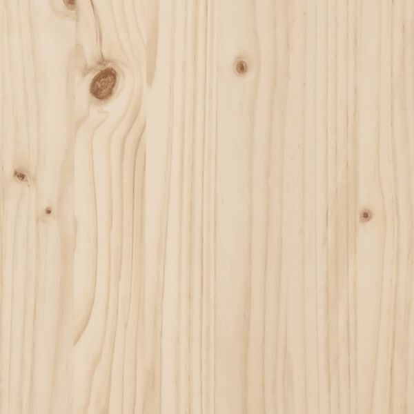 vidaXL Cadre de lit sans matelas bois massif 135x190 cm