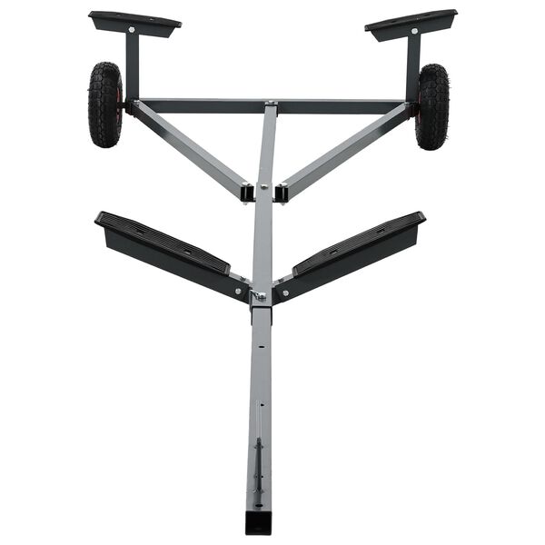 vidaXL Remorque de bateau 212-302 cm Longueur ajustable 160 kg Acier
