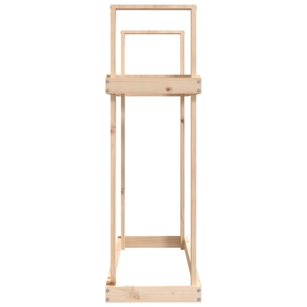 vidaXL Support pour bois de chauffage 110x35x108,5 cm Bois de pin