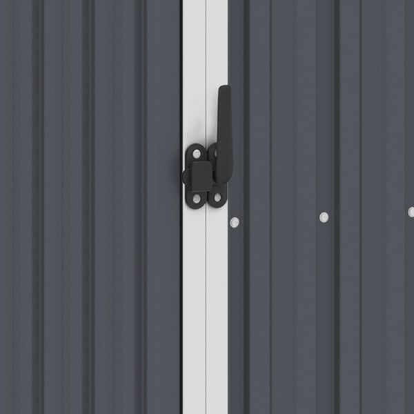 vidaXL Abri de jardin Anthracite 87x98x159 cm Acier galvanisé