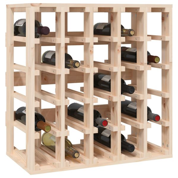 vidaXL Casier à vin 58,5x33x60,5 cm Bois de pin massif