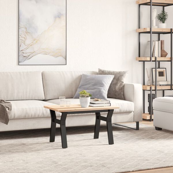 vidaXL Pieds de table basse cadre en Y 60x40x38 cm acier