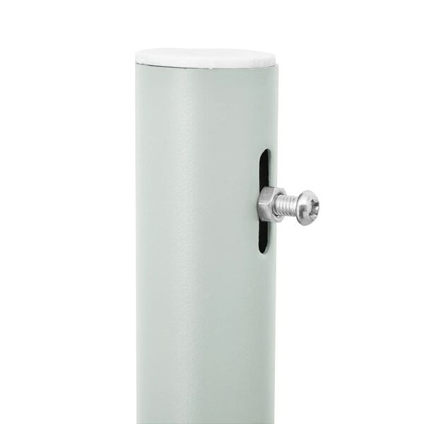 vidaXL Auvent latéral rétractable de patio 100x500 cm Gris