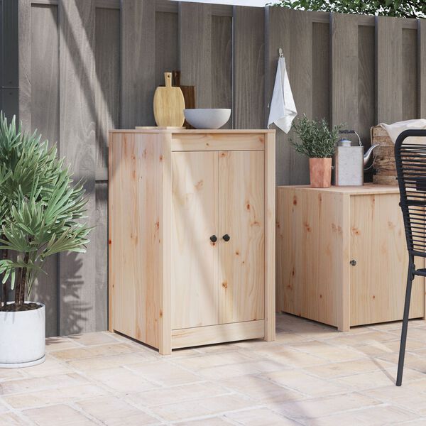 vidaXL Portes de cuisine extérieure 50x9x82 cm en bois de pin massif