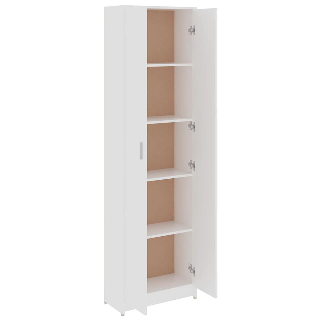 vidaXL Garde-robe de couloir Blanc 55x25x189 cm Bois d'ingénierie