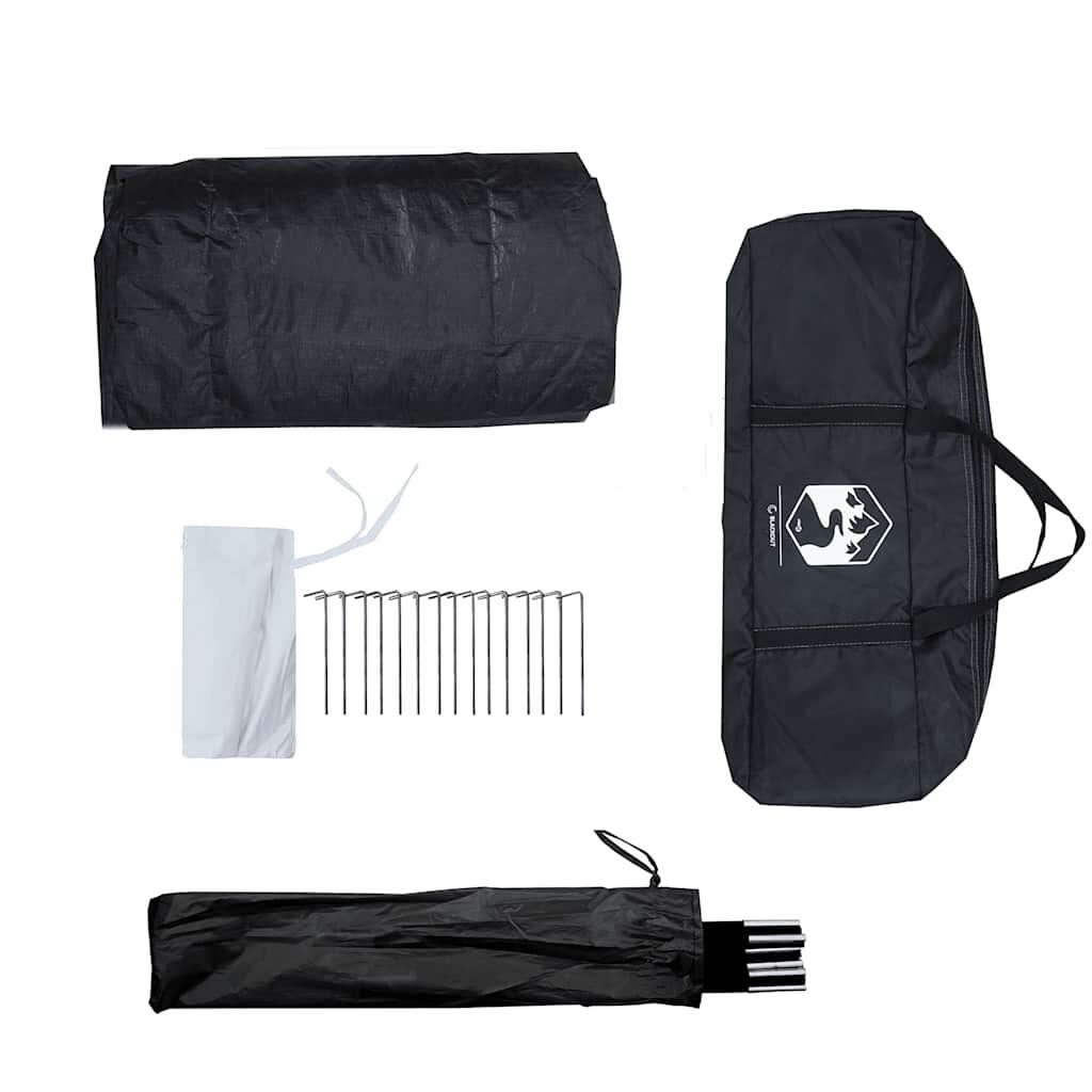 vidaXL Tente de camping 2 personnes blanc tissu occultant imperméable