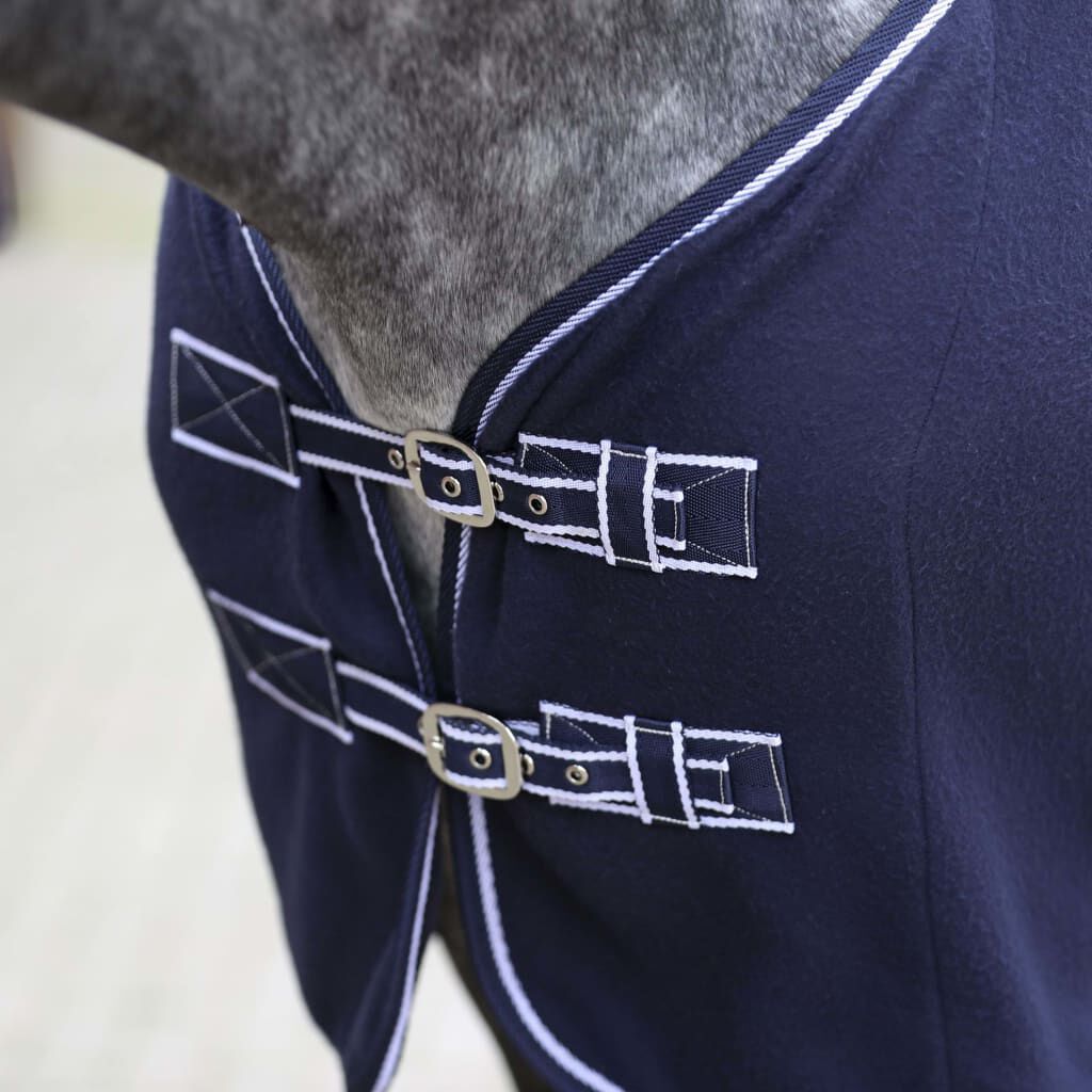Covalliero Couverture polaire chevaux RugBe Classic 125 cm Bleu marine