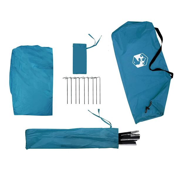 vidaXL Tente de réception bleu imperméable