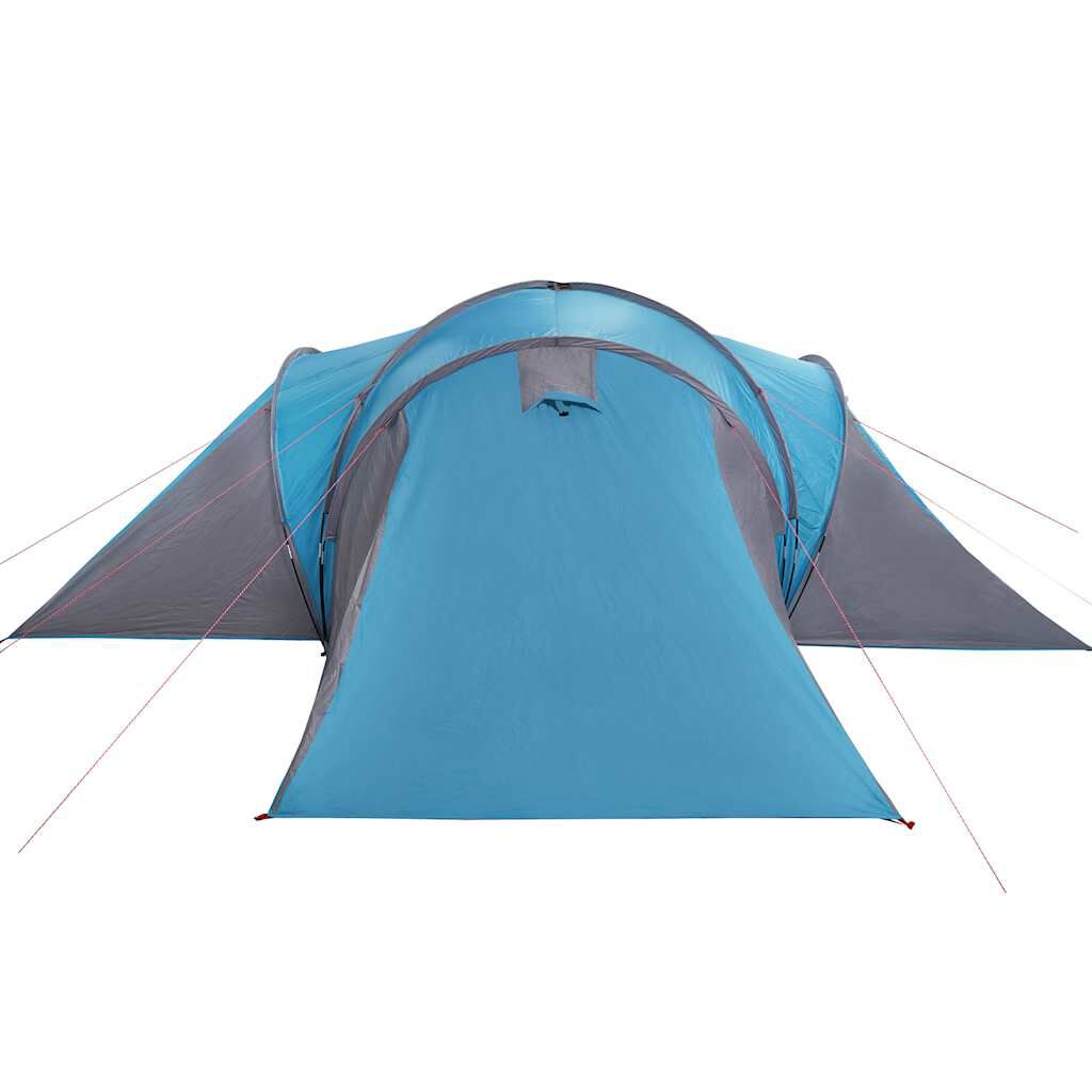 vidaXL Tente familiale à dôme 6 personnes bleu imperméable
