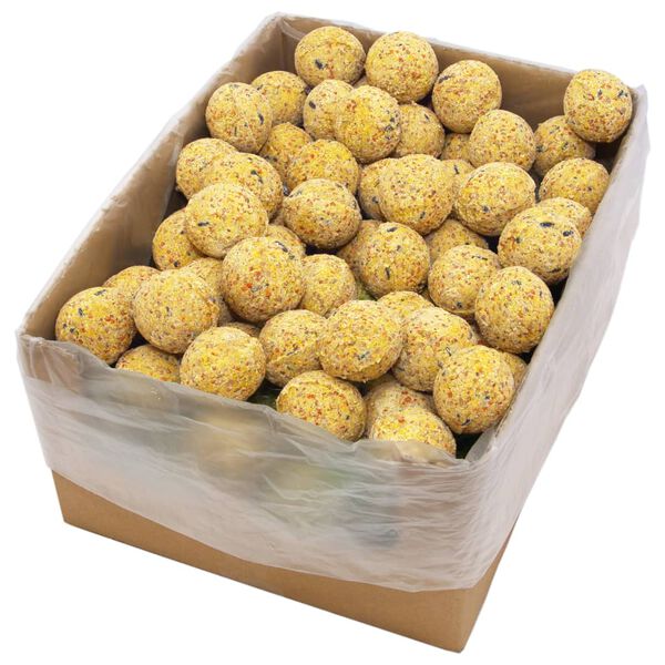 vidaXL Boules de graisse d'oiseau 200 pcs 90 g
