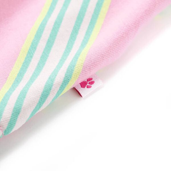 Robe pour enfants avec cordon de serrage sans manches rose 92